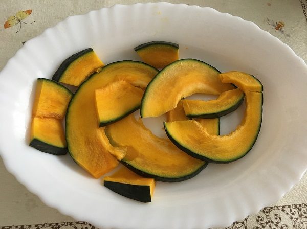 かぼちゃのスライス